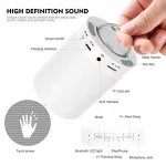 wholesale LED light Wireless Mini multi-function music player Touch lamp Portable Speaker
