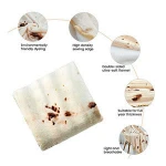 Wholesale Mexico Fleece Throw 300gsm Tortilla Blanket