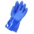 Import wholesale natyal latex oil resistant anti slip waterproof blue nitrile vinyl safety  working glove from China