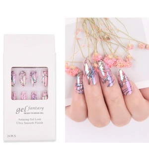 Wholesale Price DIY Nail Art Artificial Fingernails China False Nails Beauty Nails Tips Fingernail Stickers