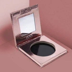 wholesale private label single pan empty mirror cardboard magnetic eye shadow paper palette