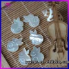 Wholesale rabbit shape shell/mother of pearl gemstone