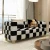 Import wholesale restaurant sofa patchwork genuine leather sofa for cafe shop vintage restaurant furniture from China