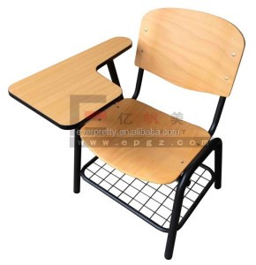 Wholesale School Furniture Training Study Chair with Writing Tablet