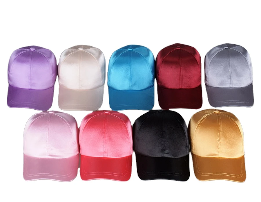 wholesale silk lined baseball cap satin stocking caps