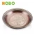 Import wholesale stainless steel round plate, indian copper tableware from China