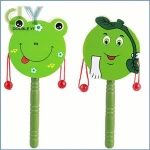 wholesale traditional toys wood rattle-drum musical instrument