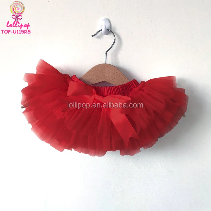 Wholesale Tutu BLOOMERS Ruffles All The Way Around Solid Color Red White Black Pink Purple Chiffon Baby Girls Tutu Bloomer