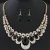 Import Wholesale wedding jewelry rainbow crystal bridal necklace and earring set from China