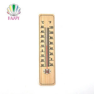 Wholesale wooden mercury household indoor thermometer