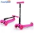 Import wholesaler aluminum alloy frame kids kick scooter/quality flashing PVC wheel kick scooter/custom foot scooter for kids from China