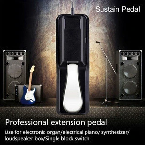 wholesales Guitar pedal metal professional electronic organ electric piano synthesizer sustain pedal