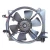 Import Wide and curved fan blades car engine motor assembly radiator aluminum cooling fan from China