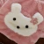 Import Winter Pink Furry Little rabbit Tops handmade baby sweater from China