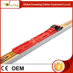 Winter sport fiberglass wood core ski with bindingsnowboard manufacturer China