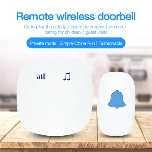 Wireless Doorbell Set 38 Kinds of Sounds Digital Doorbell Long Range System