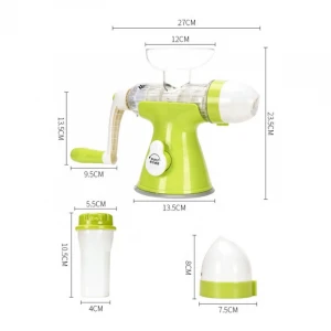 Wishome Easy Use Hand Operated Manual Juicer Extractor Orange Fruit Squeezer for Lemon