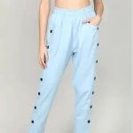 Womens High-Waisted Jogger Pants - Cozy Fleece Sweatpants with Adjustable Drawstring for Ultimate Comfort