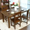 wood dining table and chair sets home furniture