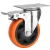 Import Wood Gate Orange Pvc Medium Duty Swivel Roller Wheel Caster from China
