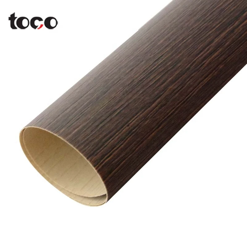 wood grain vacuum forming PVC sheet for decoration self adhesive foil rigid pvc printing film