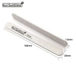 Wood sanding nail files straight disposable emery board abrasive nail file waterproof zebra gray wood sanding nail file