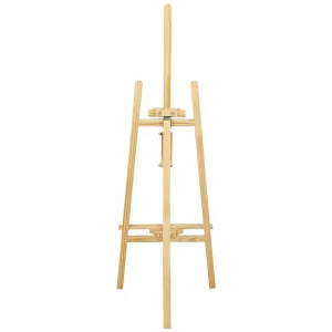 wooden easel stand with collapsible lifting triangle stand to sketch easel for artists