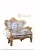 Import wooden luxurious hard carving living room sofa with gold finish from Indonesia