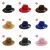 Import Woolen Felt Hat Panama Jazz Fedoras hats Tassel pearl vintage cap Formal Party And Stage Top Hat for Women men unisex from China
