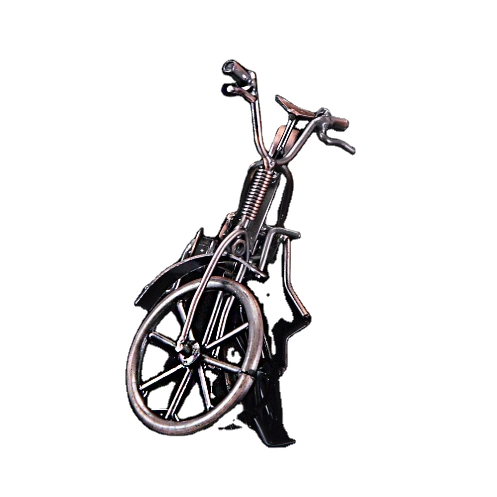 WR Collectible Metal Bicycle Model Craft Home Decorations Quality Iron Bike Toy Holiday Gift