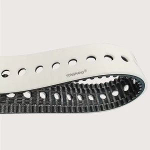 XL L H XH XXH T5 T10 T20 HTD STD toothed belts seamless anti-sticking white silicone coating rubber timing belt with holes