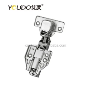 YOUDO Furniture Hardware Soft Close Concealed Door Hinges 100 degree 3d Adjustable Hydraulic Cabinet Hinge