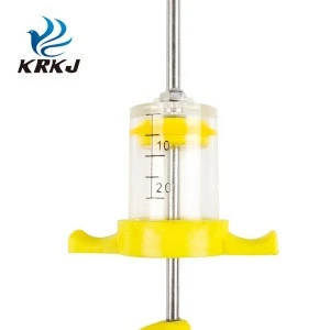 zhejiang kangrui  veterinary medicine plastic steel syringe I-type (TPX)