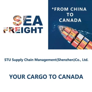 Sea Freight Service From China to Edmonton Canada | LCL & FCL Customized Solution