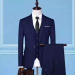 2022 Fall autumn Three-piece 3 piece set luxury office suit men's wedding suit men's suits blazer for men