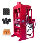 Hydraulic olive pomace sugarcane bagasse charcoal briquetting machine, coconut shell charcoal block making machine