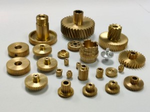 Small module brass tin bronze gear