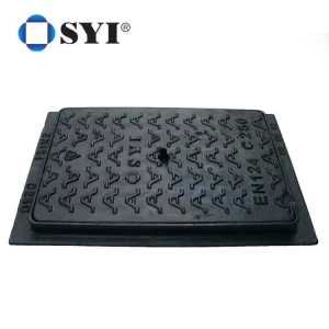 High Quality 40 tons Loading capacity Ductile Cast Iron Manhole Cover Dimension