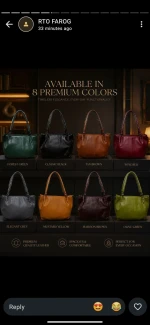 OEM Custom Genuine Leather Women Handbag | Luxury Shoulder Tote Bag (8 Colors Available)