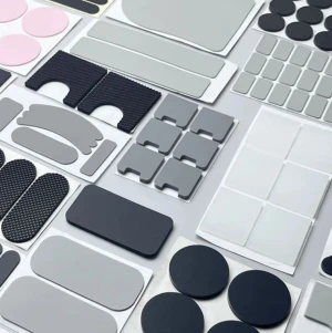 Customized Die Cut Different Shape Heat Resistant Adhesive Backed Silicone Sponge Gasket Silicone Rubber Foam Sheet