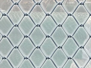 Galvanized and PVC Coated Galv. Steel Wire Chain Link Fence