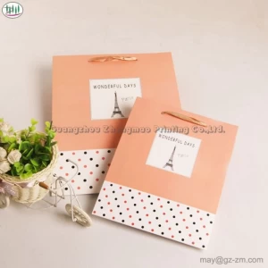 Printed Paper Bags Custom Logo Paper Gift Bags Small Paper Bags With Handles