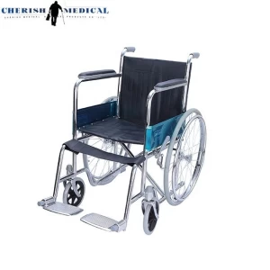 Hot Sale Hospital Wheel The Disabled Cheapest Made In China Manual  Comfort Manufacturer For Elderly Wheelchair