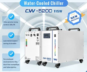 Water Cooled Chiller CW-5200TISW 0.1K Precision