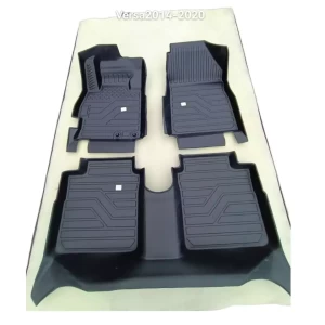 Auto Part Luxury Anti Slip Rubber Universal Deep Dish Matting Waterproof 3D 5D Carpet Car Floor Mats
