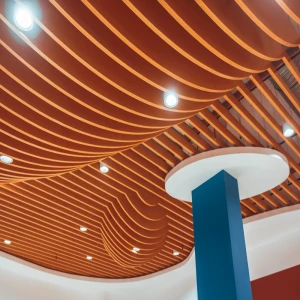 2020 new products aluminum tube ceiling tiles in custom design
