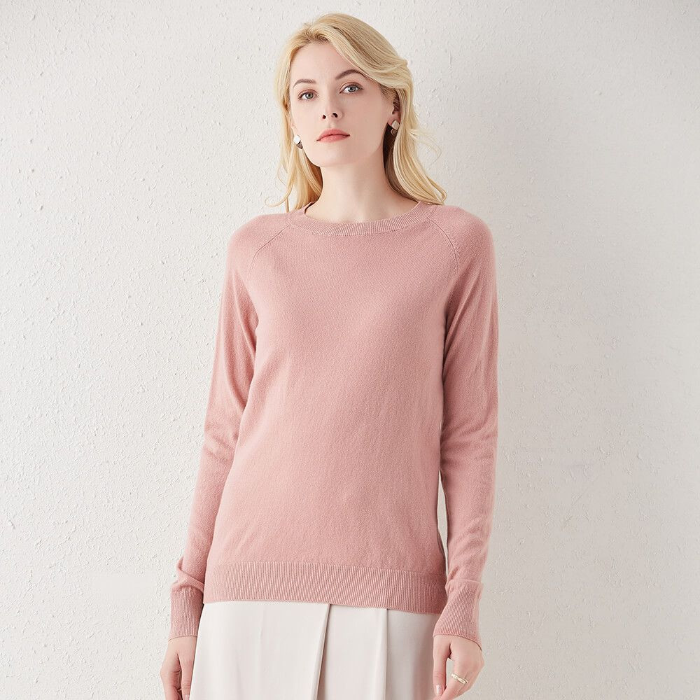 100% Cashmere Jacquard Women Sweater