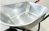 WB6418D Heavy Duty Galvanized Wheelbarrow Large Tray with 180kg Capacity