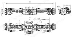 13D/13E Steering Drive Bridge