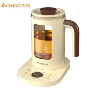 Chigo new double glue anti-scald temperature control boiling water health pot 1.5L